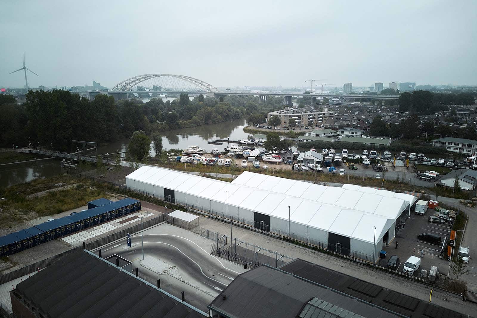 tenthallen voor BMN bouwmaterialen
