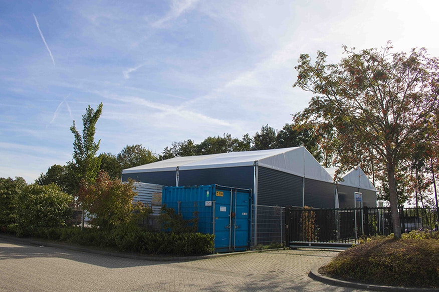 Twee tenthallen voor Foreco Houtconstructie