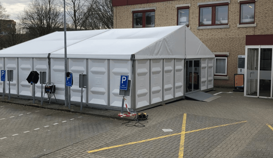 St Jansdal ziekenhuis - Triagetent - Harderwijk - ziekenhuistent