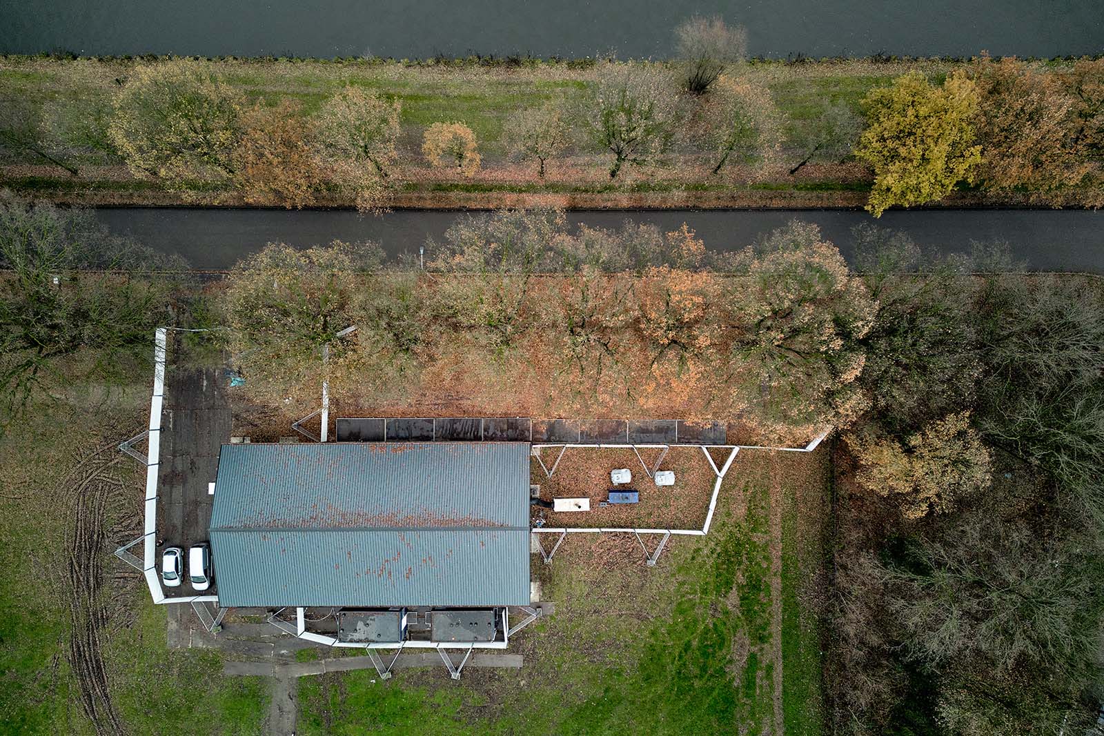 Bovenaanzicht locatie Flexhal in Tilburg voor SMO Traverse