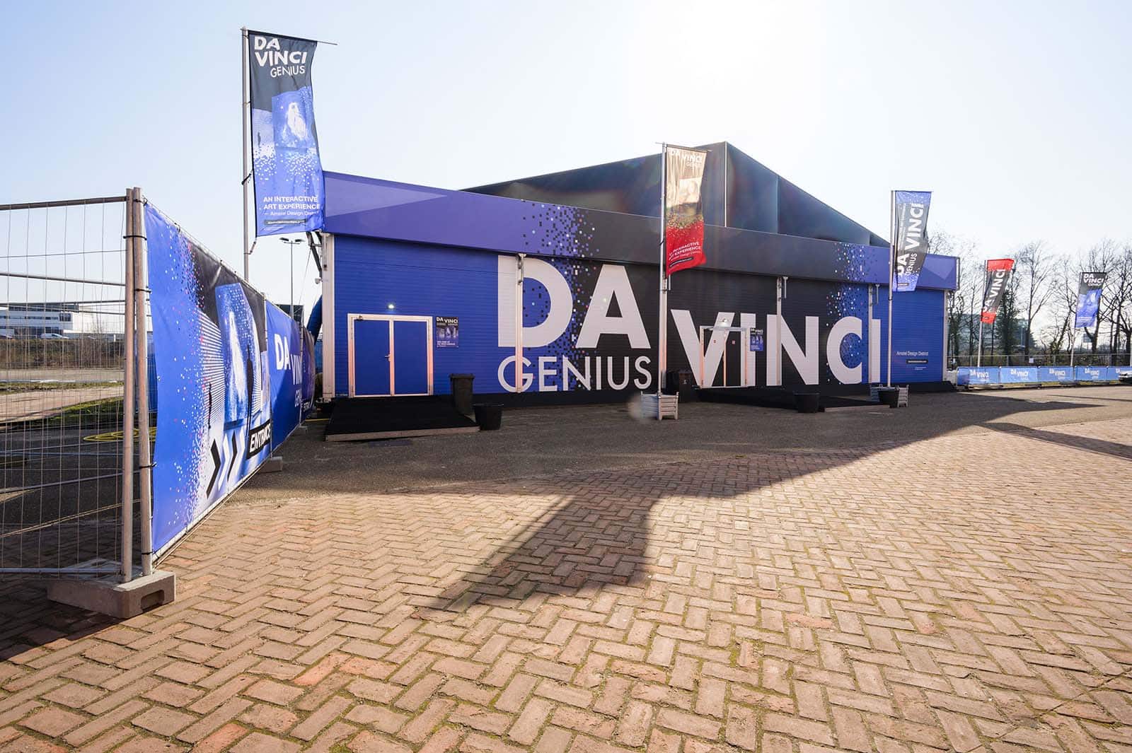 Aangepaste tenthal helemaal in de huisstijl van Da Vinci Genius