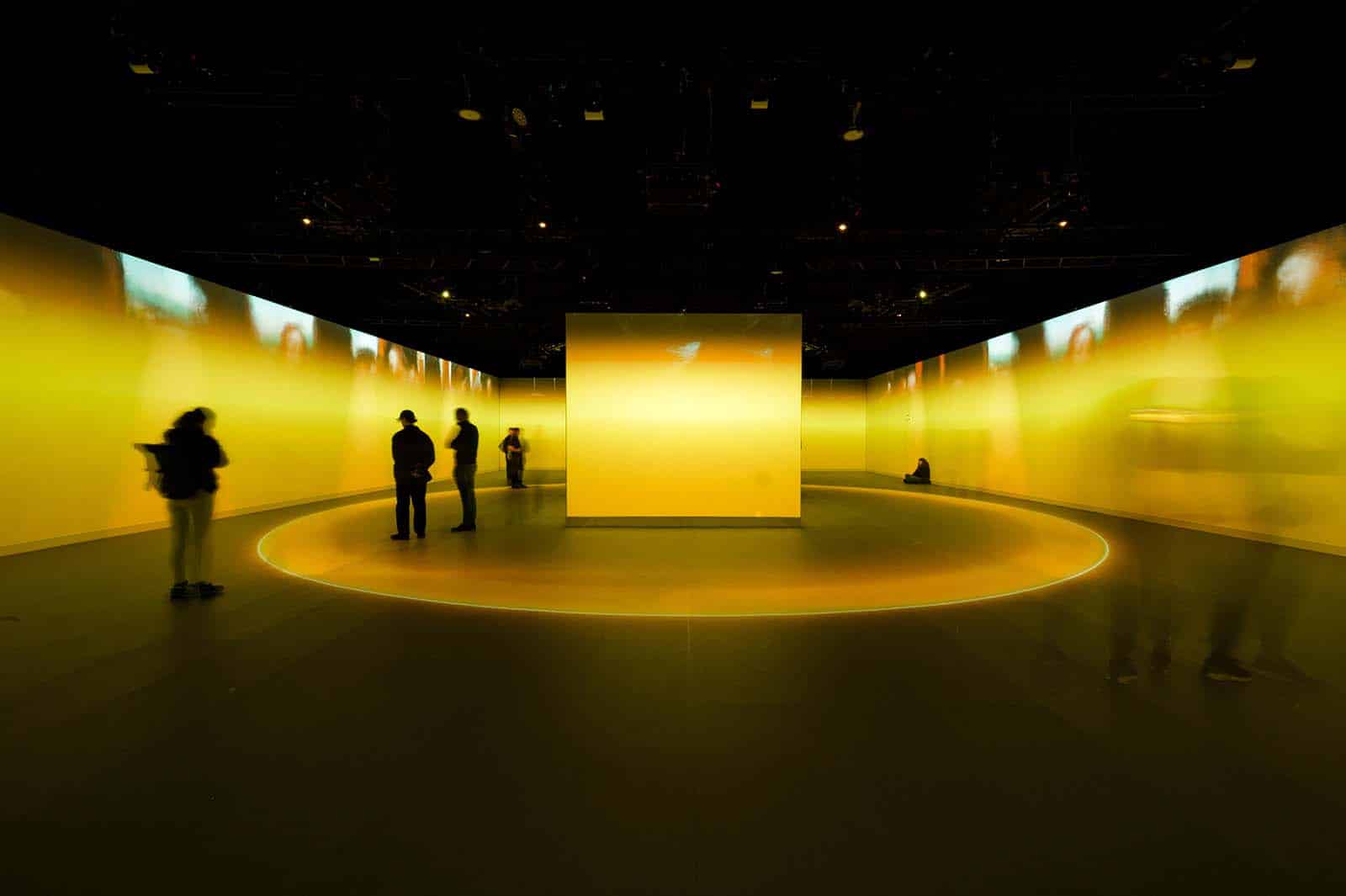 Expositieruimte in tenthal voor Da Vinci Genius