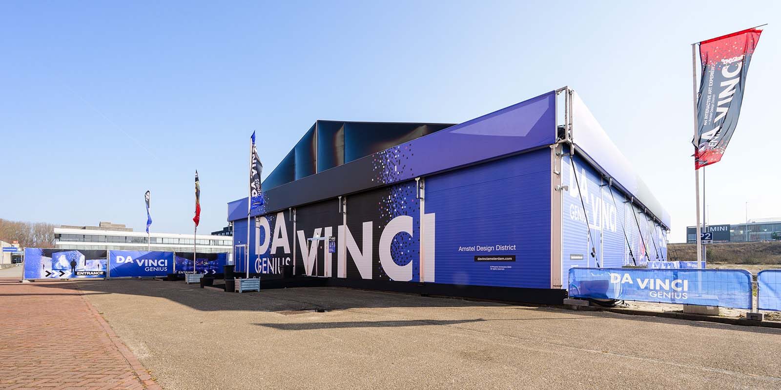 Temporary exhibition space for Da Vinci Genius