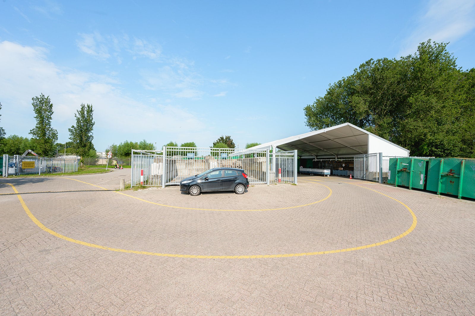 Maatwerk detail gevel overkapping Gemeente Almere
